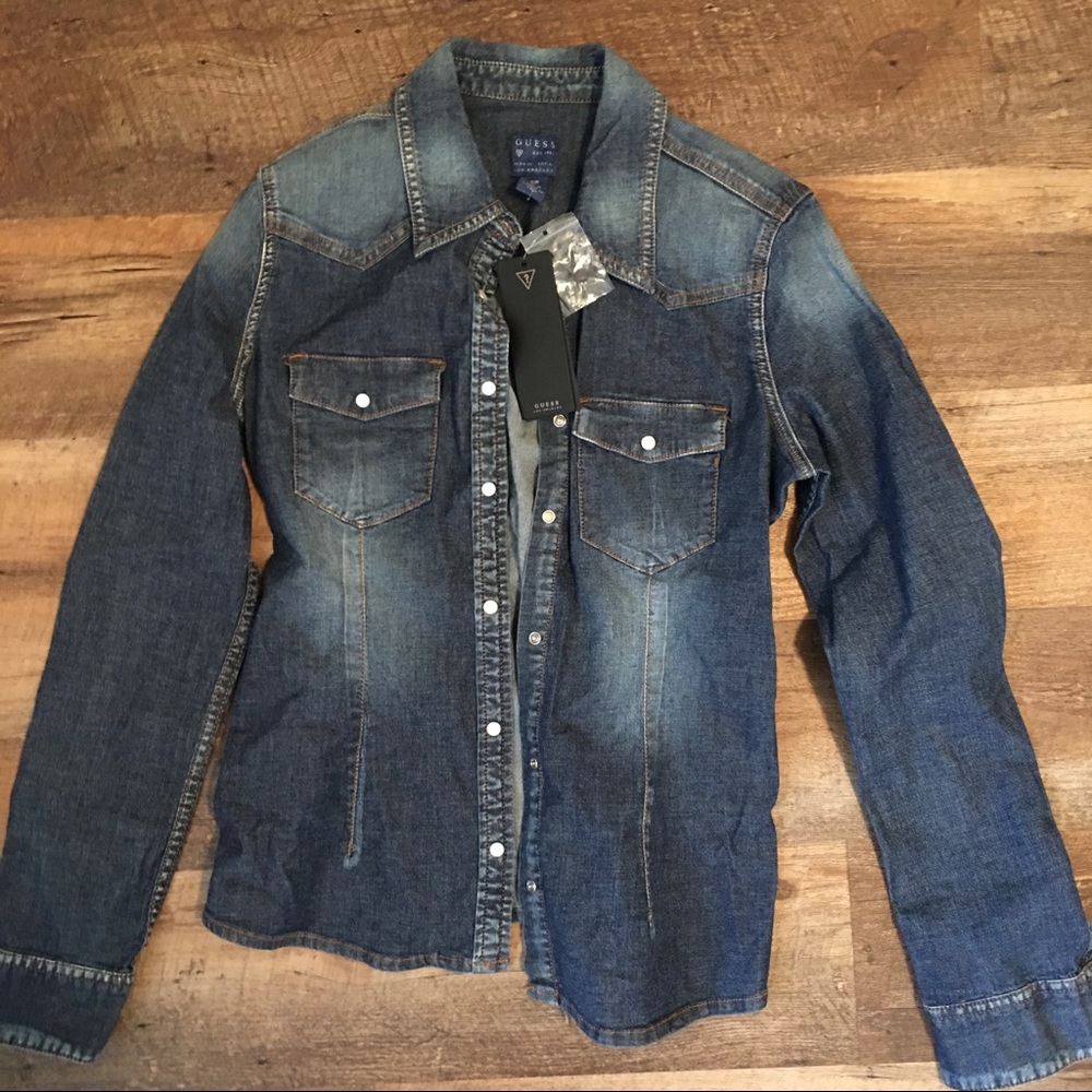 NWT Guess button-up / jacket